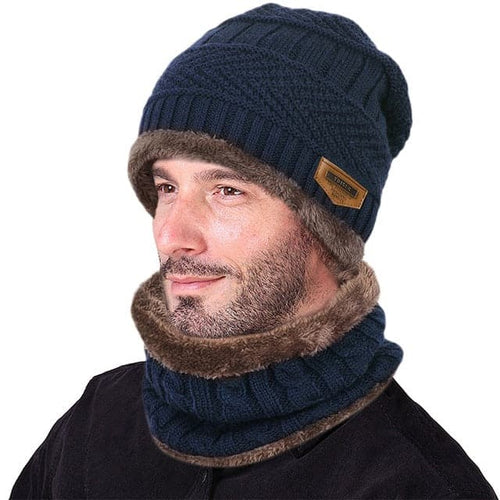 VBIGER Men's Winter Knitted Wool Cap & Infinity Scarf - Divine Inspiration Styles