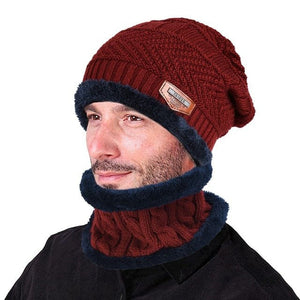 VBIGER Men's Winter Knitted Wool Cap & Infinity Scarf - Divine Inspiration Styles