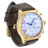 KADEMAN Men's Luxury Fashion Golden Blue Premium Quality Leather Quartz Watch - Divine Inspiration Styles