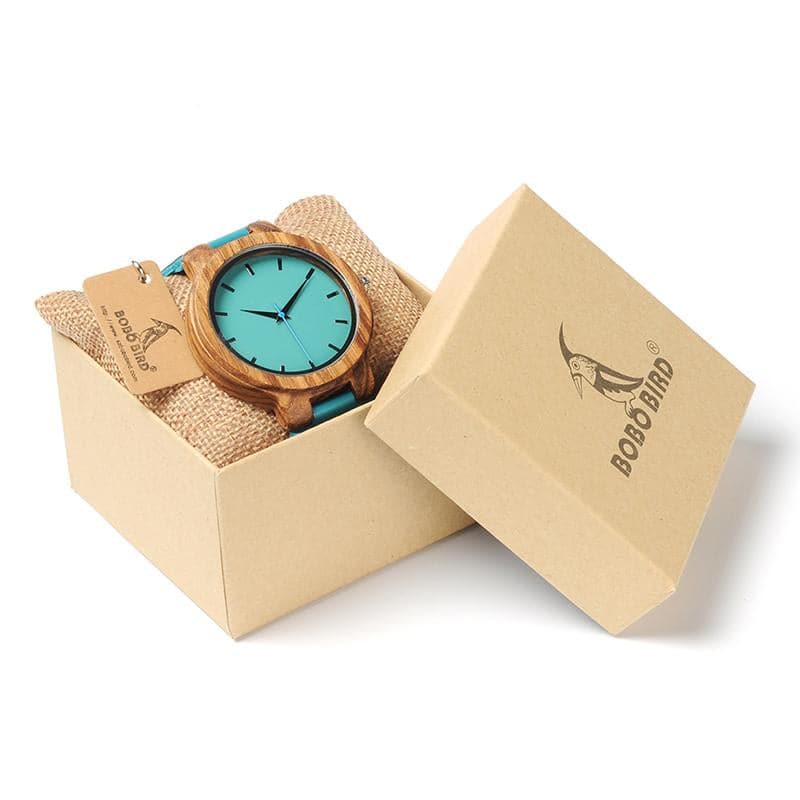 BOBO BIRD Men's & Women's Luxury Style Fashion Genuine Leather Strap Wooden Watch - Divine Inspiration Styles