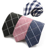 MACKINLEY Design Men's Fashion Premium Quality Classic Plaids Stripes Ties - Divine Inspiration Styles