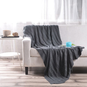 EGHOMES Men's & Women's High Quality 100% Cotton Soft Knitted Blanket & Throw - Divine Inspiration Styles
