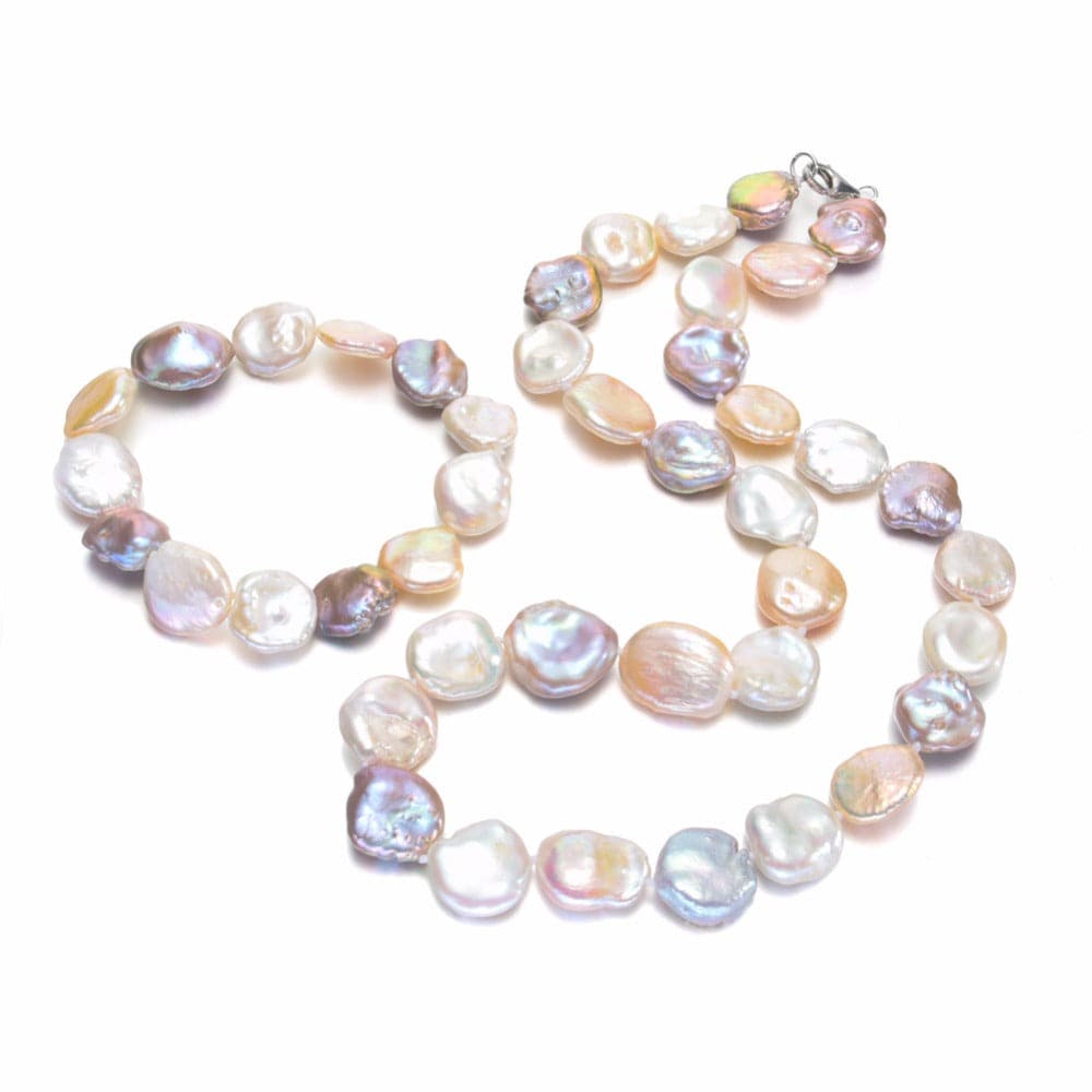 LACEY Women's Genuine Natural Freshwater Multi-Color Pearl Jewelry Set - Divine Inspiration Styles