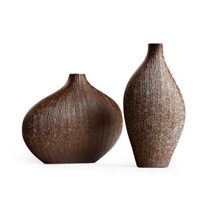 WISEAMONY Bold Retro Style Traditional Decor Vases for Home & Office Decorations - Divine Inspiration Styles