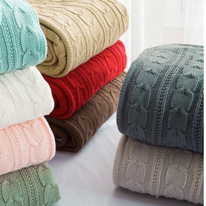EGHOMES Men's & Women's High Quality 100% Cotton Soft Knitted Blanket & Throw - Divine Inspiration Styles