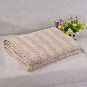 EGHOMES Men's & Women's High Quality 100% Cotton Soft Knitted Blanket & Throw - Divine Inspiration Styles