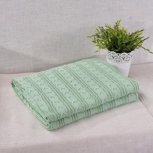 EGHOMES Men's & Women's High Quality 100% Cotton Soft Knitted Blanket & Throw - Divine Inspiration Styles