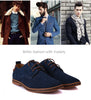 MERKMAK Men's Genuine Suede Leather Flat Shoes - Divine Inspiration Styles