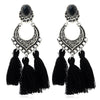 HCL Women's Elegant Fashion Vintage Filigree Tassel Earrings - Divine Inspiration Styles