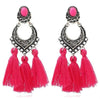 HCL Women's Elegant Fashion Vintage Filigree Tassel Earrings - Divine Inspiration Styles