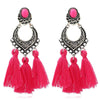 HCL Women's Elegant Fashion Vintage Filigree Tassel Earrings - Divine Inspiration Styles