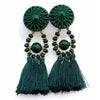 HCL Women's Elegant Fashion Vintage Statement Tassel Earrings - Divine Inspiration Styles