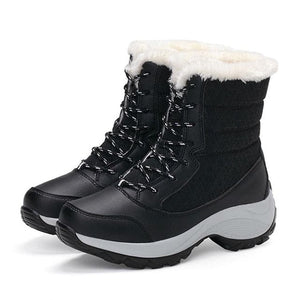 FLORENCE Design Women's Elegant Fashion Boots Cozy Plush Fur Boot Shoes - Divine Inspiration Styles