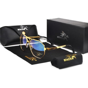 MINCLAA Men's & Women's Luxury Designer Gold Vintage Sunglasses - Divine Inspiration Styles