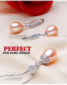 LACEY Women's Genuine Natural Freshwater Pearl 2PCS Jewelry Set - Divine Inspiration Styles