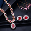CWW Women's Fashion Stylish Princess Cut Cubic Zirconia Jewelry Set - Divine Inspiration Styles