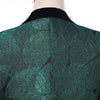 SZSUITS Men's Fashion Suit Sets With Pants Italian Tuxedo Polished Velvet Lapel Blazer Suit Set - Divine Inspiration Styles