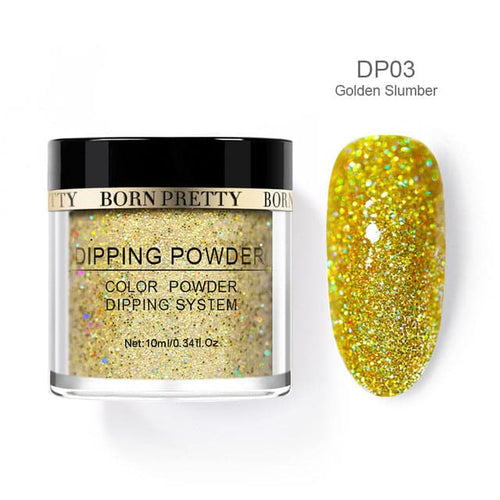 BORN PRETTY Women's Fashion Holographic Dip Nail Powder Gradient Dipping Glitter for Nails - Divine Inspiration Styles