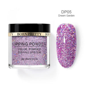 BORN PRETTY Women's Fashion Holographic Dip Nail Powder Gradient Dipping Glitter for Nails - Divine Inspiration Styles