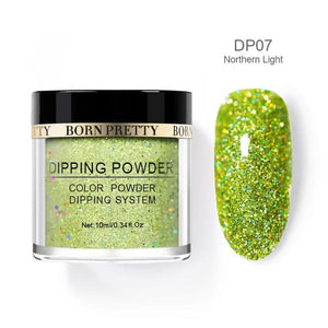 BORN PRETTY Women's Fashion Holographic Dip Nail Powder Gradient Dipping Glitter for Nails - Divine Inspiration Styles