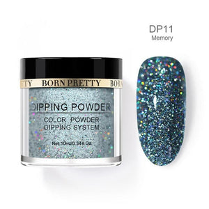 BORN PRETTY Women's Fashion Holographic Dip Nail Powder Gradient Dipping Glitter for Nails - Divine Inspiration Styles