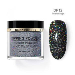 BORN PRETTY Women's Fashion Holographic Dip Nail Powder Gradient Dipping Glitter for Nails - Divine Inspiration Styles