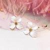 YQV Women's Fashion Elegant Stylish Floral Statement Stud Earrings - Divine Inspiration Styles