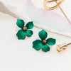 YQV Women's Fashion Elegant Stylish Floral Statement Stud Earrings - Divine Inspiration Styles