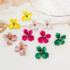 YQV Women's Fashion Elegant Stylish Floral Statement Stud Earrings - Divine Inspiration Styles