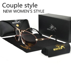 MINCLAA Men's & Women's Luxury Designer Gold Vintage Sunglasses - Divine Inspiration Styles
