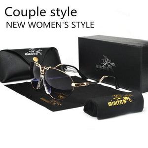 MINCLAA Men's & Women's Luxury Designer Gold Vintage Sunglasses - Divine Inspiration Styles