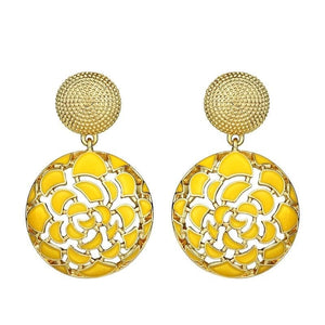 NEWGLORY Women's Fine Fashion Elegant Stylish Enamel Earrings - Divine Inspiration Styles