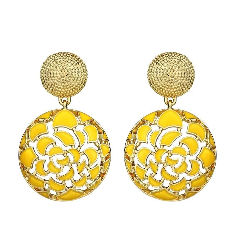 NEWGLORY Women's Fine Fashion Elegant Stylish Enamel Earrings - Divine Inspiration Styles