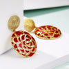 NEWGLORY Women's Fine Fashion Elegant Stylish Enamel Earrings - Divine Inspiration Styles
