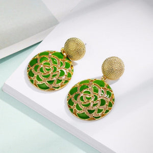 NEWGLORY Women's Fine Fashion Elegant Stylish Enamel Earrings - Divine Inspiration Styles