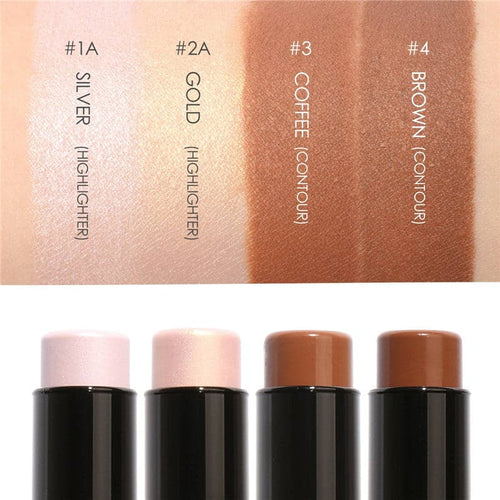 FOCALLURE Women's Facial Highlighter & Bronzer Stick Make Up Applicator - Divine Inspiration Styles