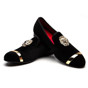 MEIJIANA Men's Genuine Velvet Leather Loafers Shoes - Divine Inspiration Styles