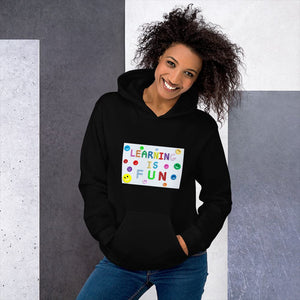LEARNING IS FUN! Men's & Women's Fashion Premium Quality Thick Hoody Sweatshirt - Divine Inspiration Styles